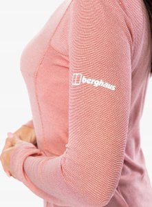 Bluza damska Berghaus MTN Guide LS HZ - haute red/goji berry 6