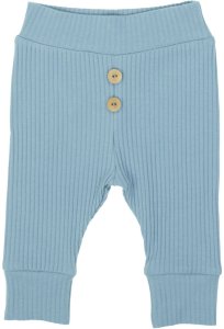 Spodnie niemowlęce w prążek dla chłopca Teddy niebieskie Nicol 56 (51 - 56 cm) 1