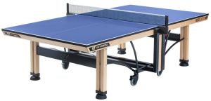 Stół do tenisa stołowego Cornilleau CORNILLEAU STÓŁ TENISOWY COMPETITION 850 WOOD ITTF NIEBIESKI (118600) - 3222761186008 1