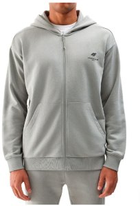 MĘSKA BLUZA SPORTOWA BAWEŁNIANA 4F M1011 Z KAPTUREM R. M 2