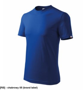 Base - ADLER - Base - Koszulka unisex, 160 g/m2, 100 % bawełna, 85 % bawełna, 15 % wiskoza - chabrowy 05 (brand label) 2XL 1