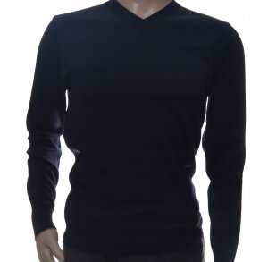 Elegancki klasyczny sweter męski z wełny wełniany XL granatowy niegryzący 1703 1