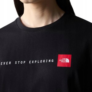 Koszulka ss never stop exploring tee-tnf black-l THE NORTH FACE 2