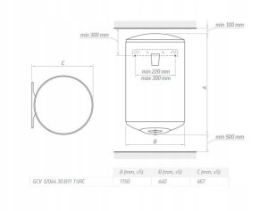 WATER HEATER 150L EL VERT 5