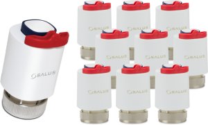 Afriso Zestaw - dziesięć siłowników termoelektrycznych T30NC230A, NC, 230 V, M30 x 1,5 mm 2