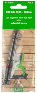 Essve BIT TX15 X100 EXTENDED SLEEVE 2PCS 2