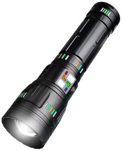 Duża Latarka dalekosiężna Medialove M1 LED 30400mAhZoom 1