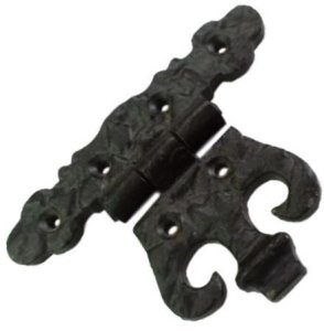 DOOR HINGE GB-2142 115X85MM BLACK 2