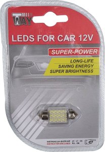 LED BULB SV8.5 36MM 27SMD 1PCS 1