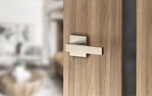 Drzwi Przesuwne DOOR HANDLE QUBIK SATIN NICKEL 9