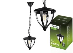 Lampa Ogrodowa Wisząca E27 LED Latarnia ARETOS LUMILED 1