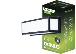 Kinkiet Ogrodowy Elewacyjny E27 Prostokątny DOMLO LUMILED 1