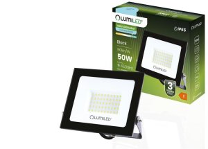 Naświetlacz LED ZUNA2 50W 4500lm 6500K IP65 Czarny LUMILED 1