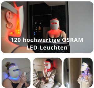 TensCare Glowmask Gesichtsmaske mit LED 6