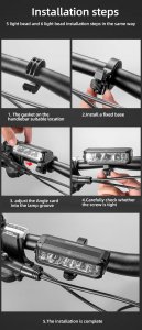 MacTronic L8N Lampka przednia LED USB 11
