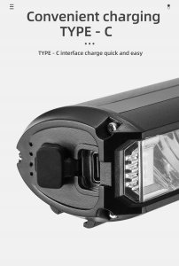 MacTronic L8N Lampka przednia LED USB 10