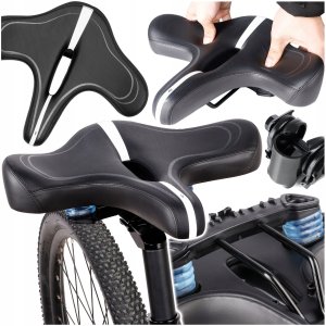 L78B SIODEŁKO ROWEROWE DUŻE SZEROKIE 15