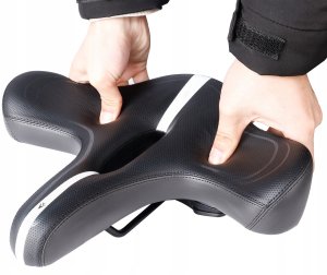 L78B SIODEŁKO ROWEROWE DUŻE SZEROKIE 9