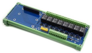 8 kanalų relė modulis Waveshare skirtas Raspberry Pi 3