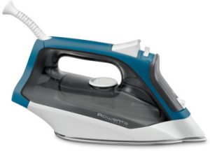 Rowenta EFFECTIVE 2, Dry & Steam iron, Stainless Steel soleplate, Black, Blue, White, Side, Tip, 122 mm, 286 mm 2