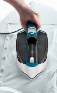 Rowenta EFFECTIVE 2, Dry & Steam iron, Stainless Steel soleplate, Black, Blue, White, Side, Tip, 122 mm, 286 mm 4