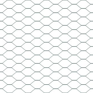 Hexagon Fence vidaXL Zielony 0.8x100 m Stal, Słupki ogrodzeniowe vidaXL 13 sztuk Zielony 32 mm 120 cm Stal ocynkowana 7