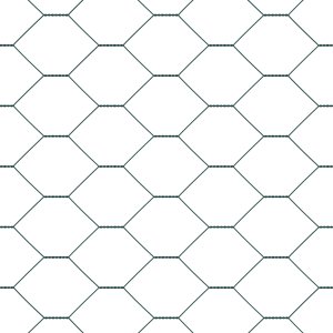 vidaXL Ogrodzenie sześciokątne Zielone 1.6x100 m Stal, Słupki ogrodzeniowe 13 szt Zielone 32 mm 210 cm Stal ocynkowana 5