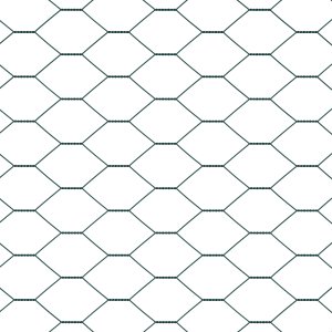 vidaXL Ogrodzenie w kształcie heksagonu zielone 1,6x10 m ze stali 5