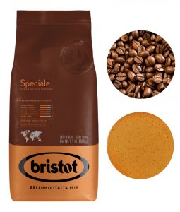 Bristot Speciale kawa ziarnista czarna intensywna 1kg 2