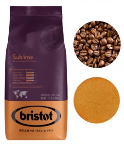 Bristot Sublime Arabica kawa ziarnista czarna espresso 1kg 2
