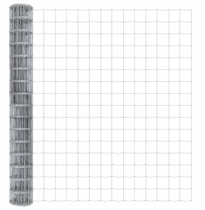 vidaXL Ogrodzenie euro 1,5x10 m stal ocynkowana 2