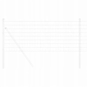 vidaXL Ogrodzenie Euro 0.4x50 m Stal ocynkowana 3
