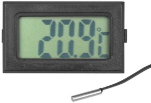 Termometr cyfrowy panelowy LXM192 z sondą na przew 1