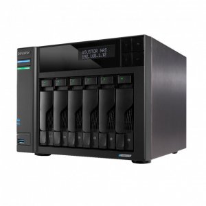 Serwer plików Asustor LOCKERSTOR 6 AS6706T 6-bay, Intel Celeron N5105 Czterordzeniowy 2.0GHz, 16GB RAM DDR4. 4x M.2 PCIe (NVMe), 2x 2.5 GbE. 2x USB 3.2. HDMI 2.0b, 1x PCIe 3