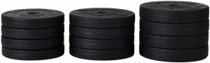Funfit Hantle 4258 bitumiczne 2 x 10 kg Czarne 5
