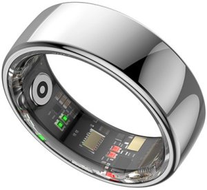 Smart RING PRO srebrny, zmierz stres, bicie serca, monitor. snu, roz .12, Powerton 2
