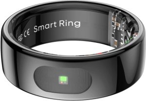 Smart RING PRO czarny, pomiar stresu, t�tno, monitorowanie snu, roz. 8, Powerton 4