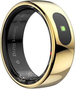 Smart RING PRO z�oty, pomiar stresu, t�tno, monitorowanie snu, roz. 8, Powerton 2