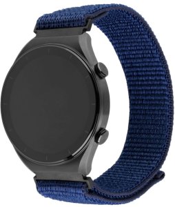 Fixed | Sporty Strap with Quick Release 20mm for Smartwatch | 160-210 mm | Dark Blue | Nylon 2