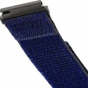 Fixed | Sporty Strap with Quick Release 22mm for Smartwatch | 160-210 mm | Dark blue | Nylon 3