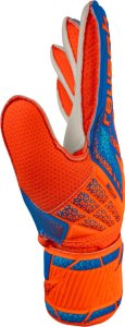 Rękawice bramkarskie Reusch Attrakt Solid Junior pomarańczowo-niebieskie 5572515 2290 8 4