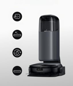 Robot sprzątający Eufy S1 Robot sprzątający HydroJet stacja dokująca mopowanie 277min 12