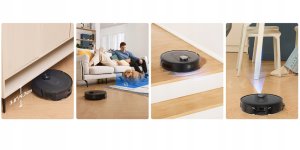 Robot sprzątający Proscenic Q8 Max robot odkurzający z funkcją wycierania 5000Pa 200min pracy 11