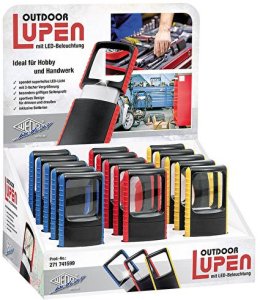 Lornetka Wedo WEDO Lupa prostokątna z LED w tym baterie 5