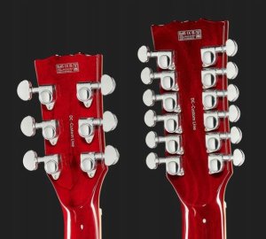 Harley Benton DC-Custom 612 Cherry Gitara Elektryczna Double-Neck Meranti 3