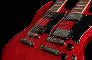 Harley Benton DC-Custom 612 Cherry Gitara Elektryczna Double-Neck Meranti 4