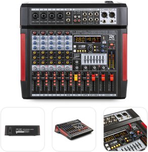 Mikser sceniczny 6-kanałowy PDM-T604  DSP/MP3 Power Dynamics one size 2