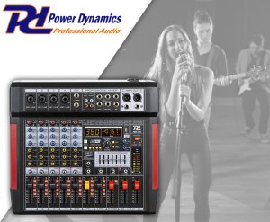 Mikser sceniczny 6-kanałowy PDM-T604  DSP/MP3 Power Dynamics one size 6