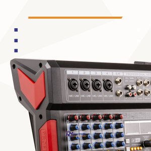 Mikser sceniczny 6-kanałowy PDM-T604  DSP/MP3 Power Dynamics one size 10