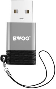 BWOO adapter USB-C - USB szary OTG BZ-38 standard 1